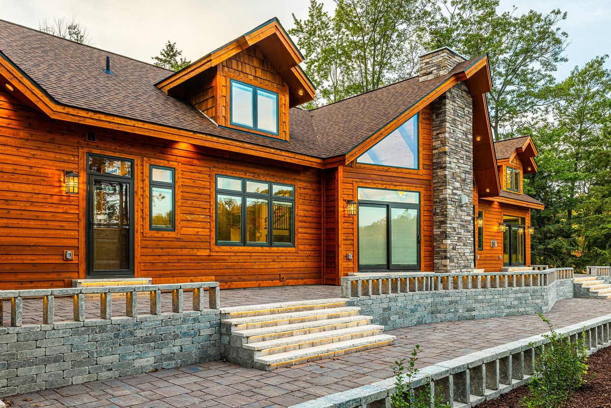 Dickinson Homes custom home, architectural photography