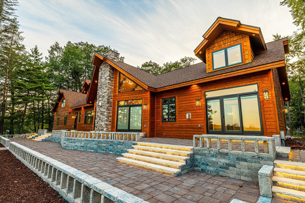 Dickinson Homes custom home, architectural photography