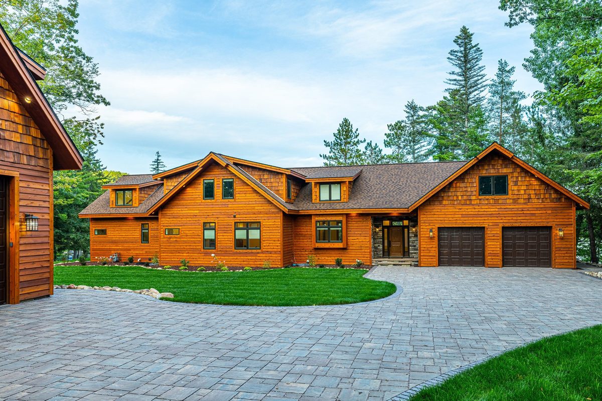 Dickinson Homes custom home, architectural photography