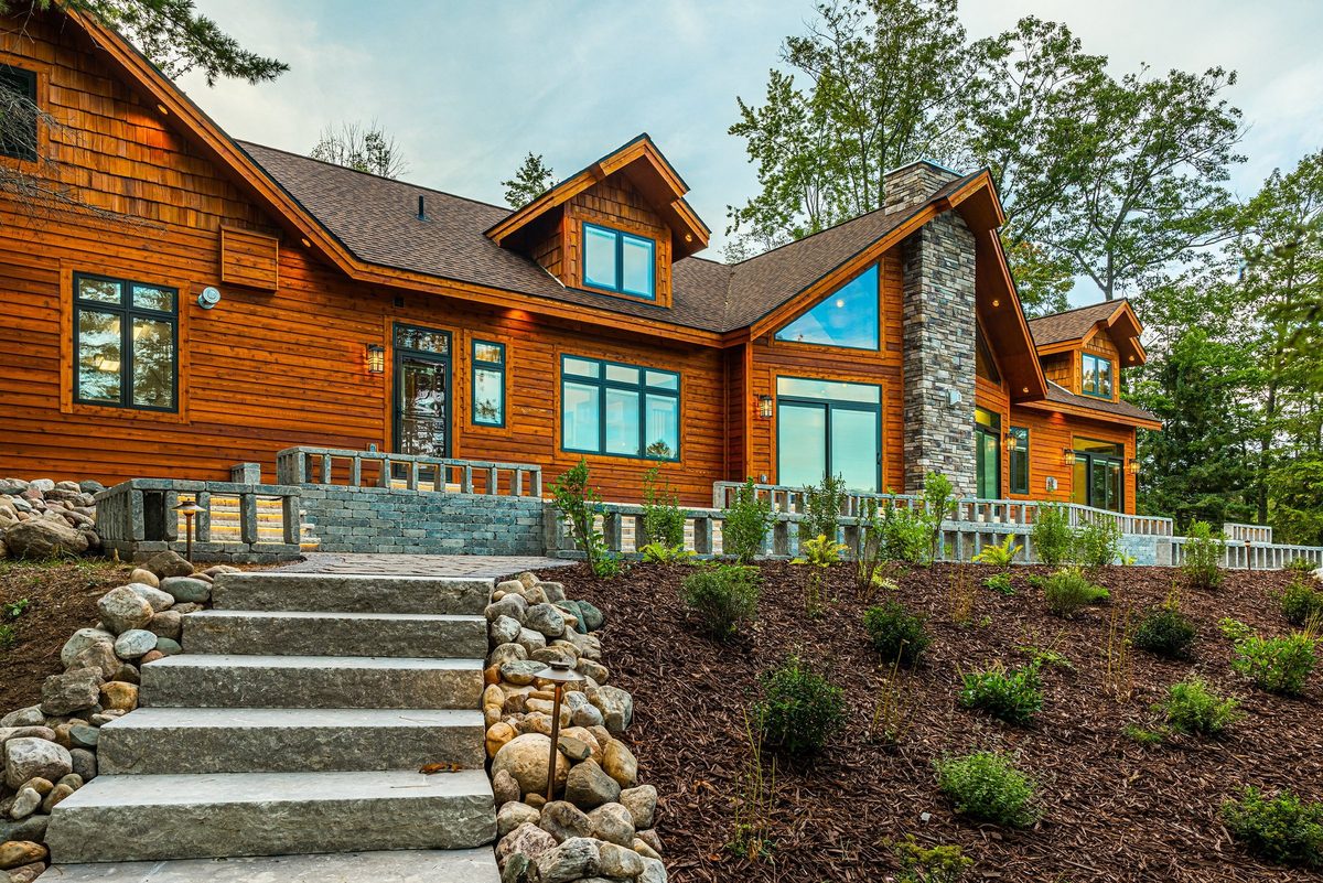 Dickinson Homes custom home, architectural photography