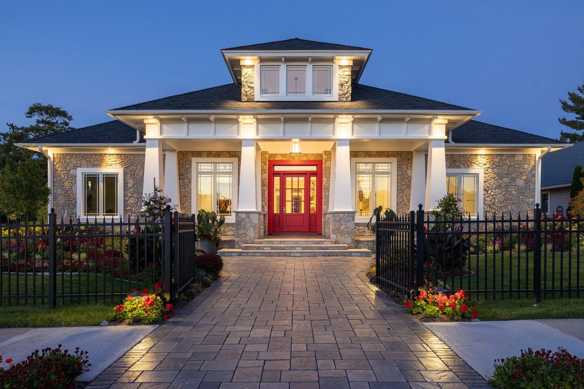 Dickinson Homes custom home, architectural photography