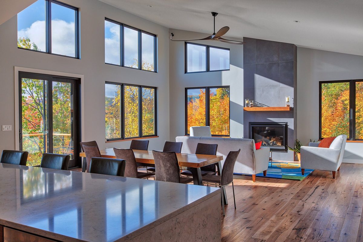Modern home interior, architectural photography