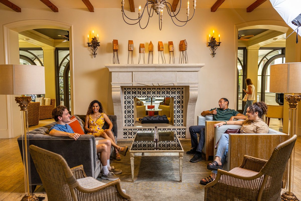 Boutique hotel interior and hospitality details