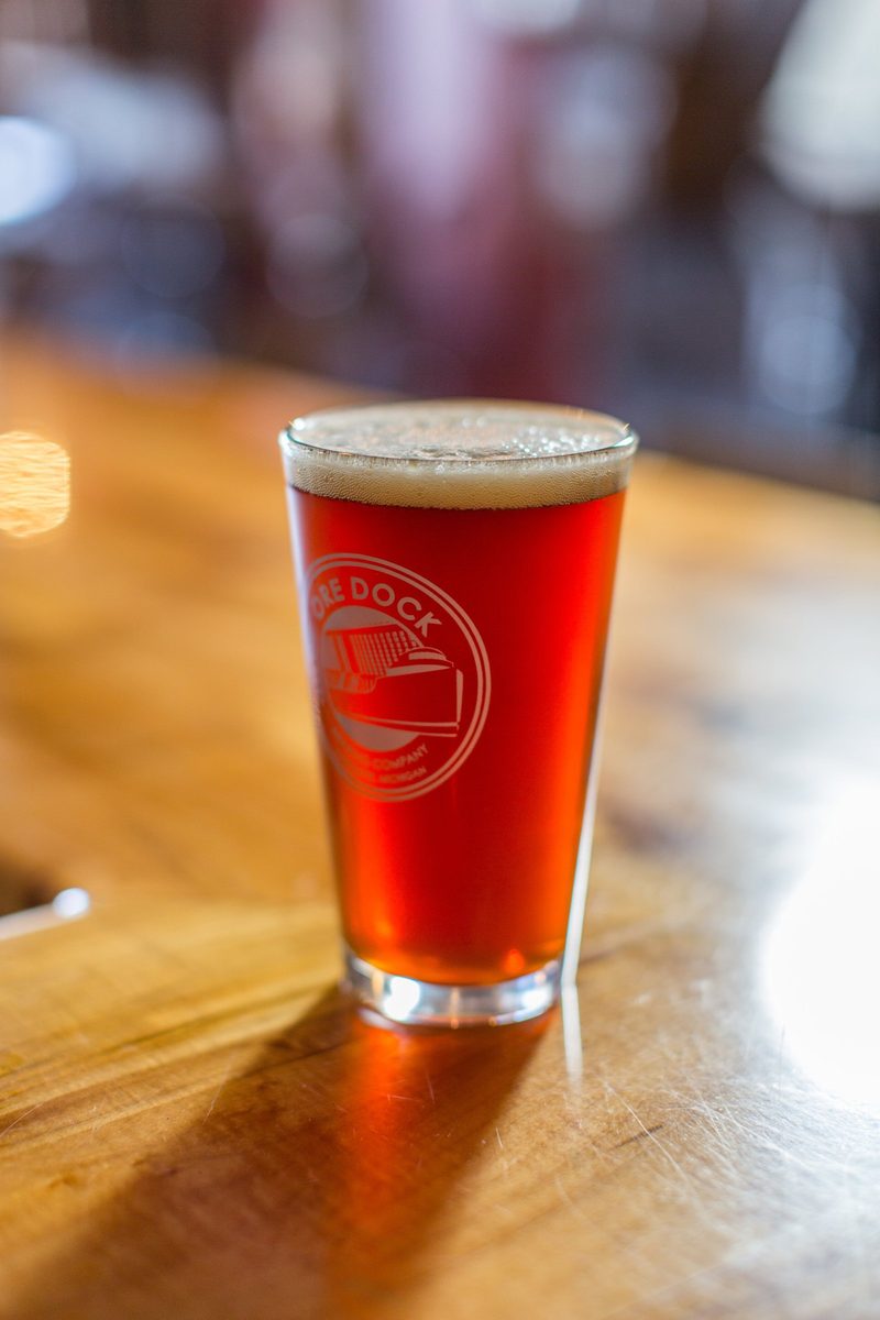 Craft brewery taproom with friends and fresh pours
