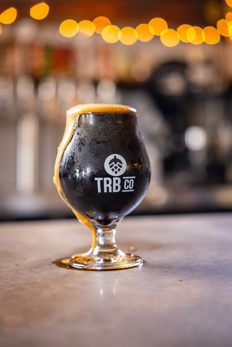 Craft brewery taproom with friends and fresh pours