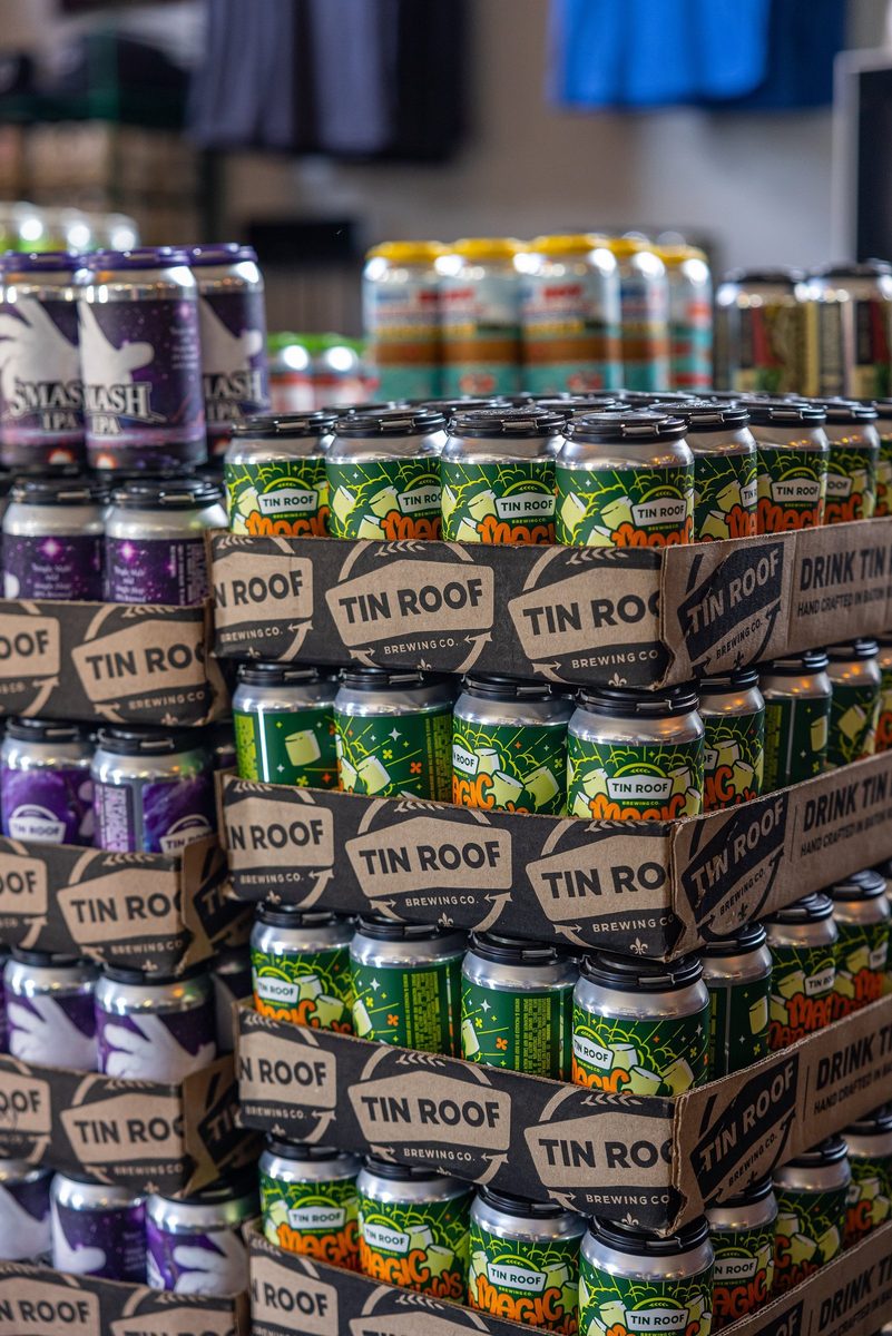 Craft brewery taproom with friends and fresh pours