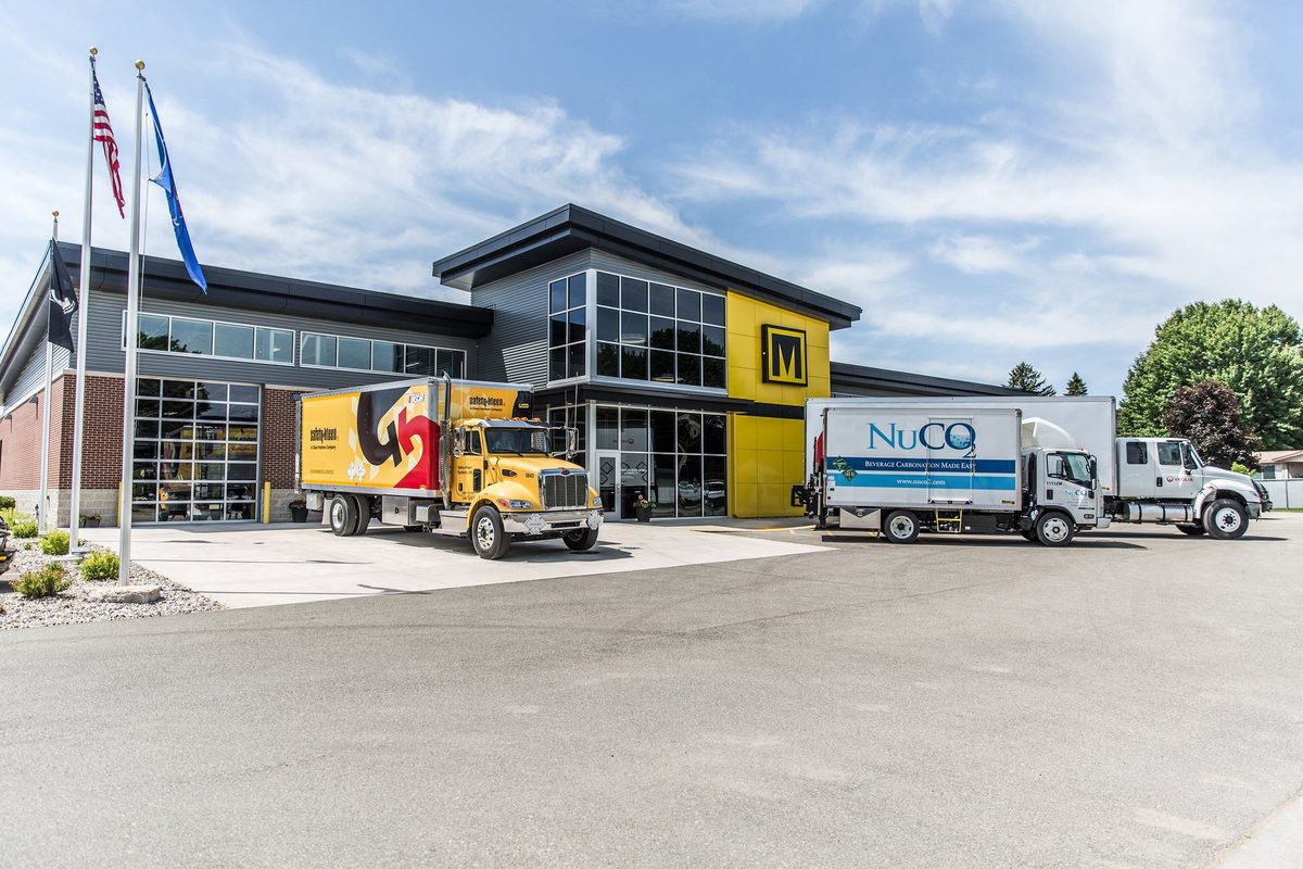 Fabrication and welding inside a truck body manufacturing plant