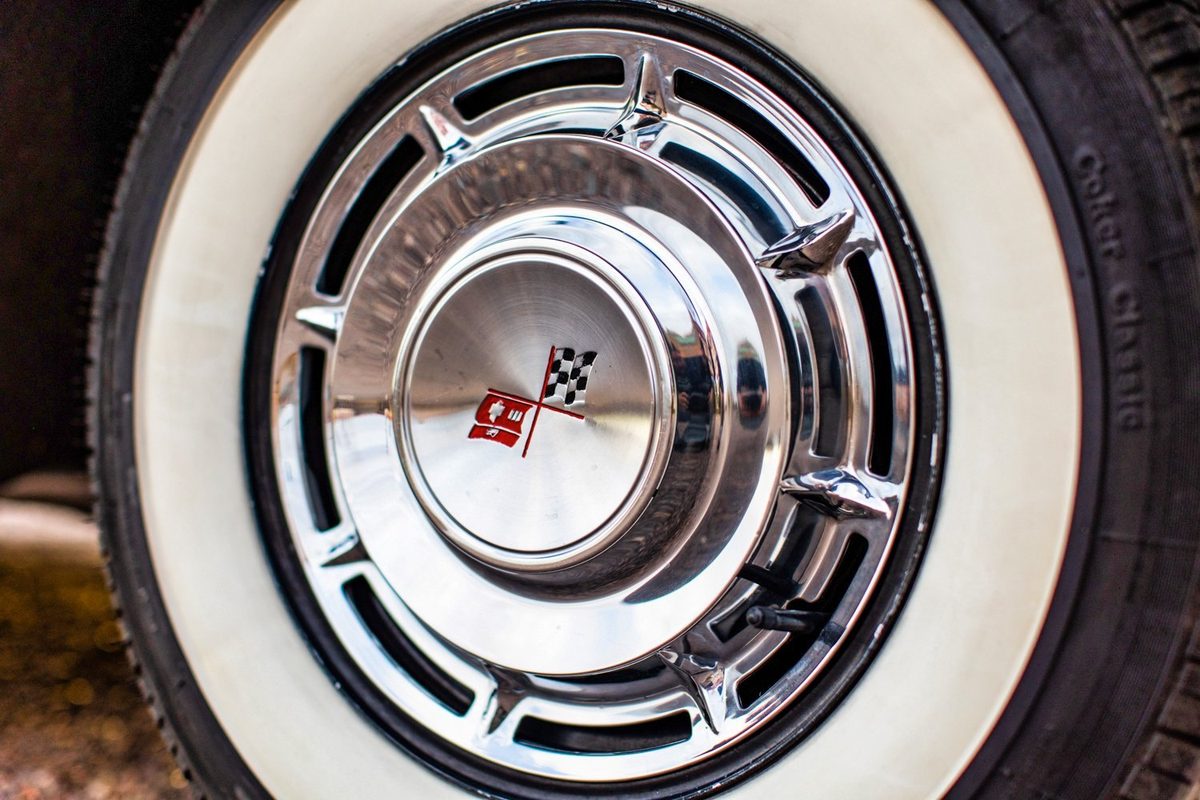 Classic car photographed in the Arizona desert