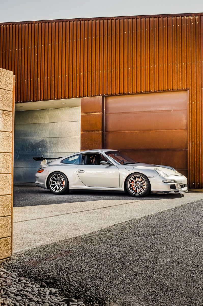 Sports car photographed for automotive brand content