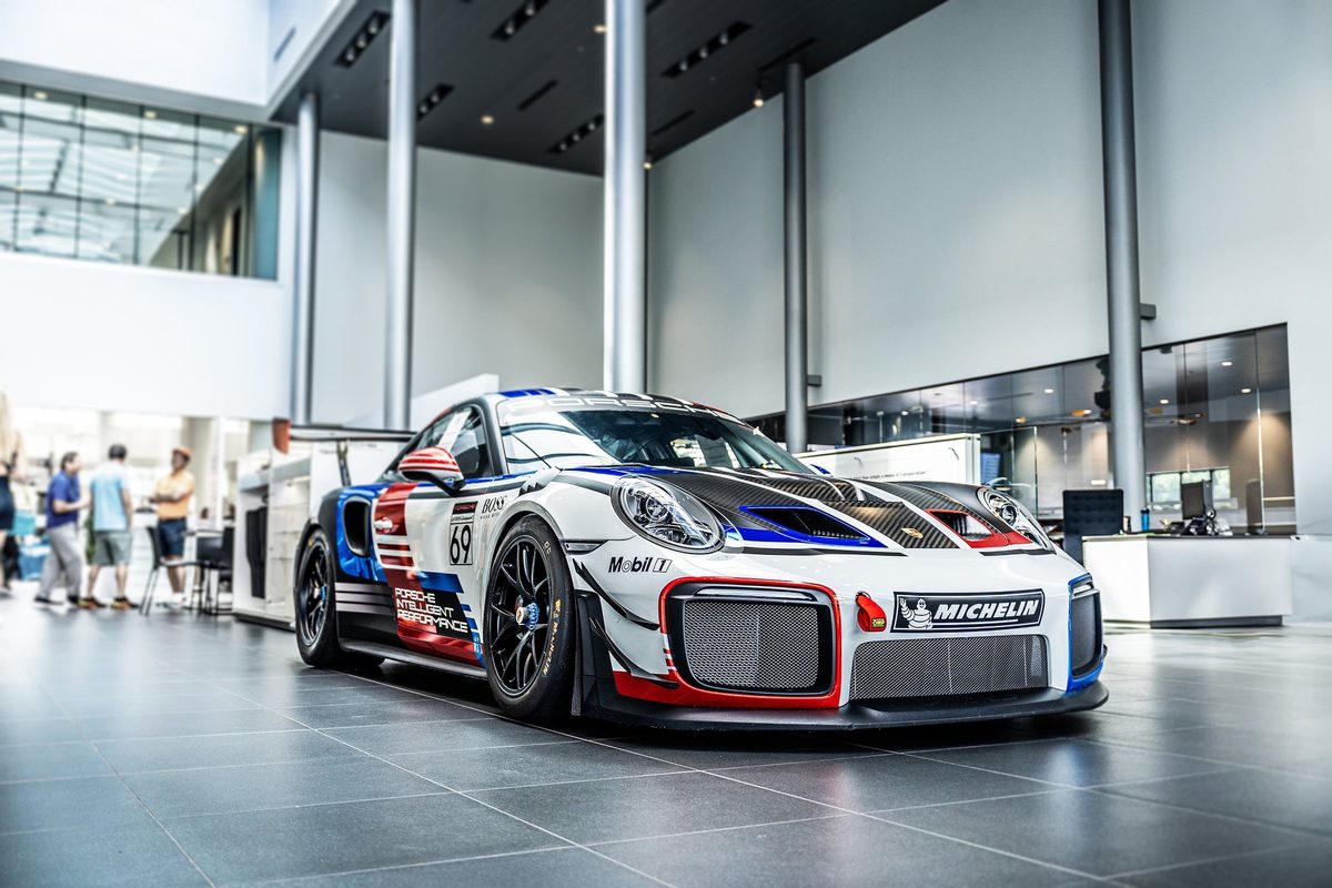 Sports car photographed for automotive brand content