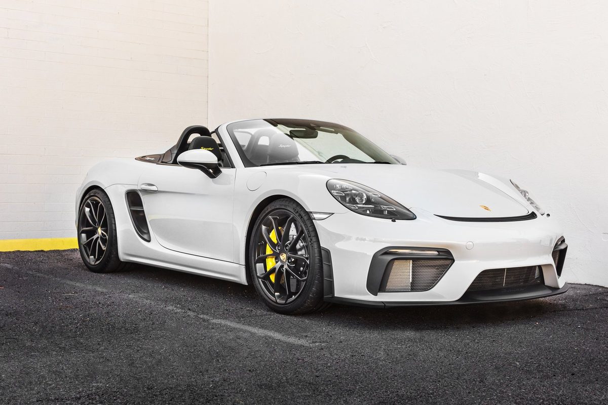 Sports car photographed for automotive brand content