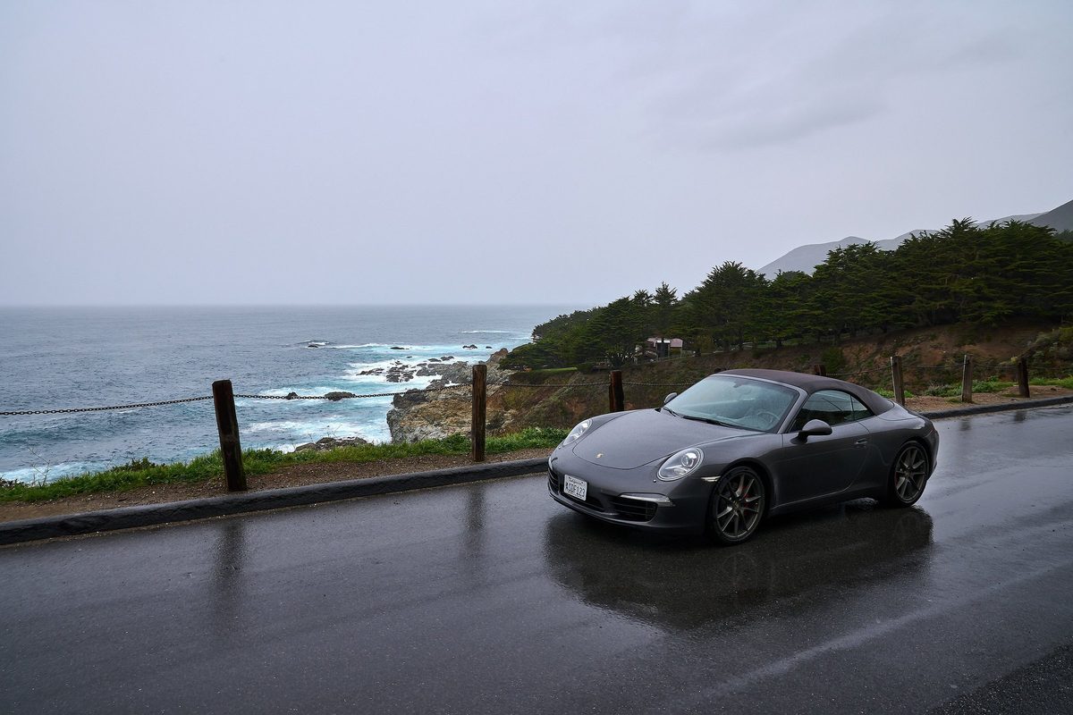Sports car photographed for automotive brand content