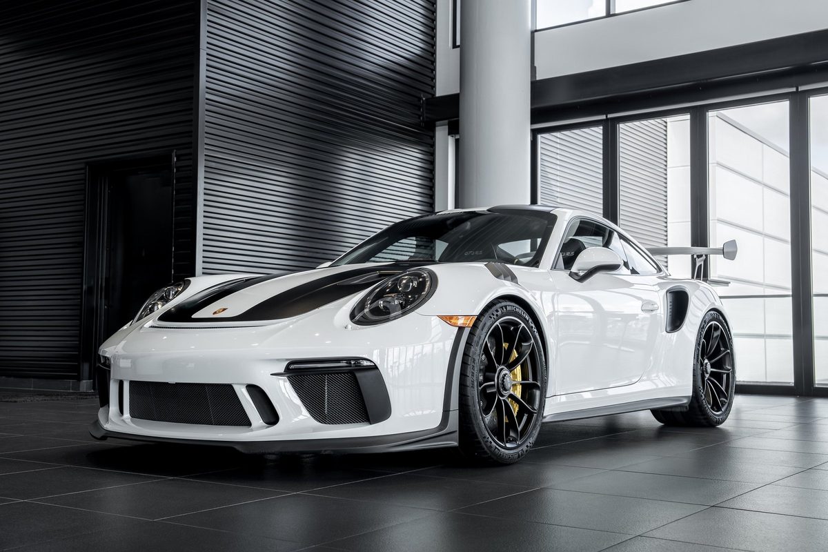 Sports car photographed for automotive brand content