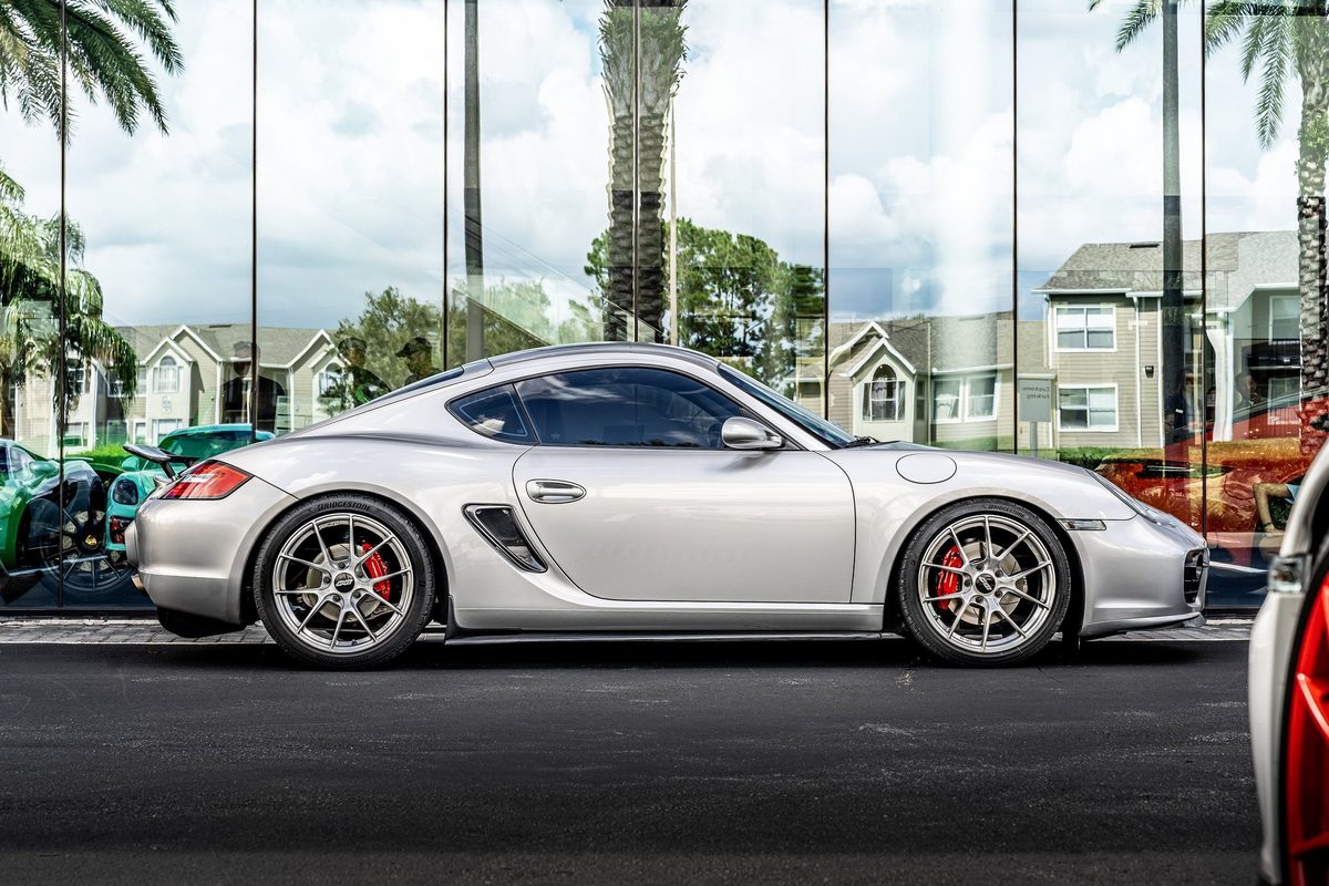 Sports car photographed for automotive brand content