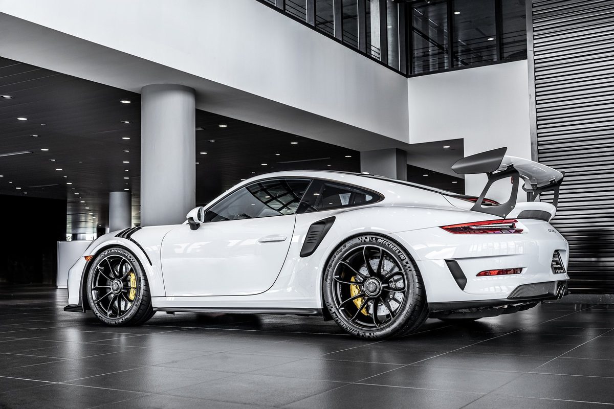 Sports car photographed for automotive brand content
