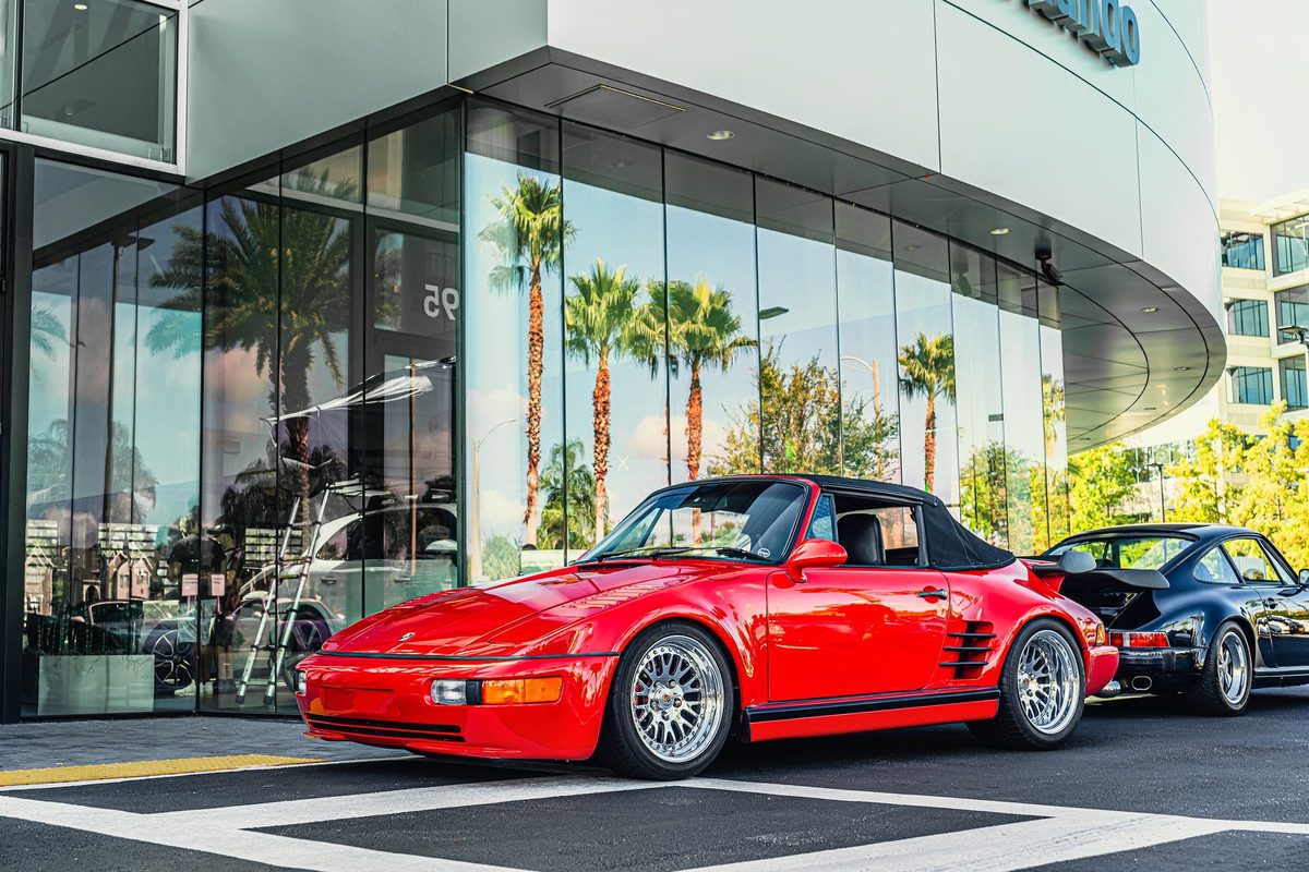 Sports car photographed for automotive brand content