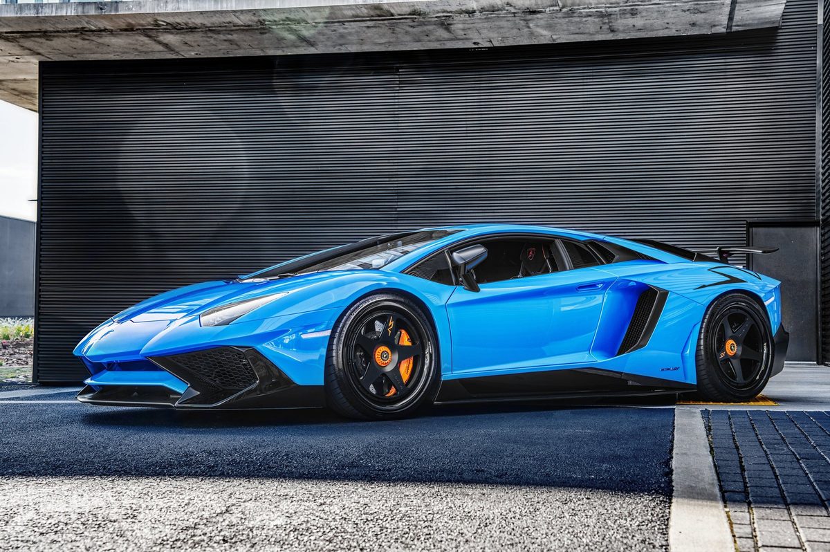 Sports car photographed for automotive brand content