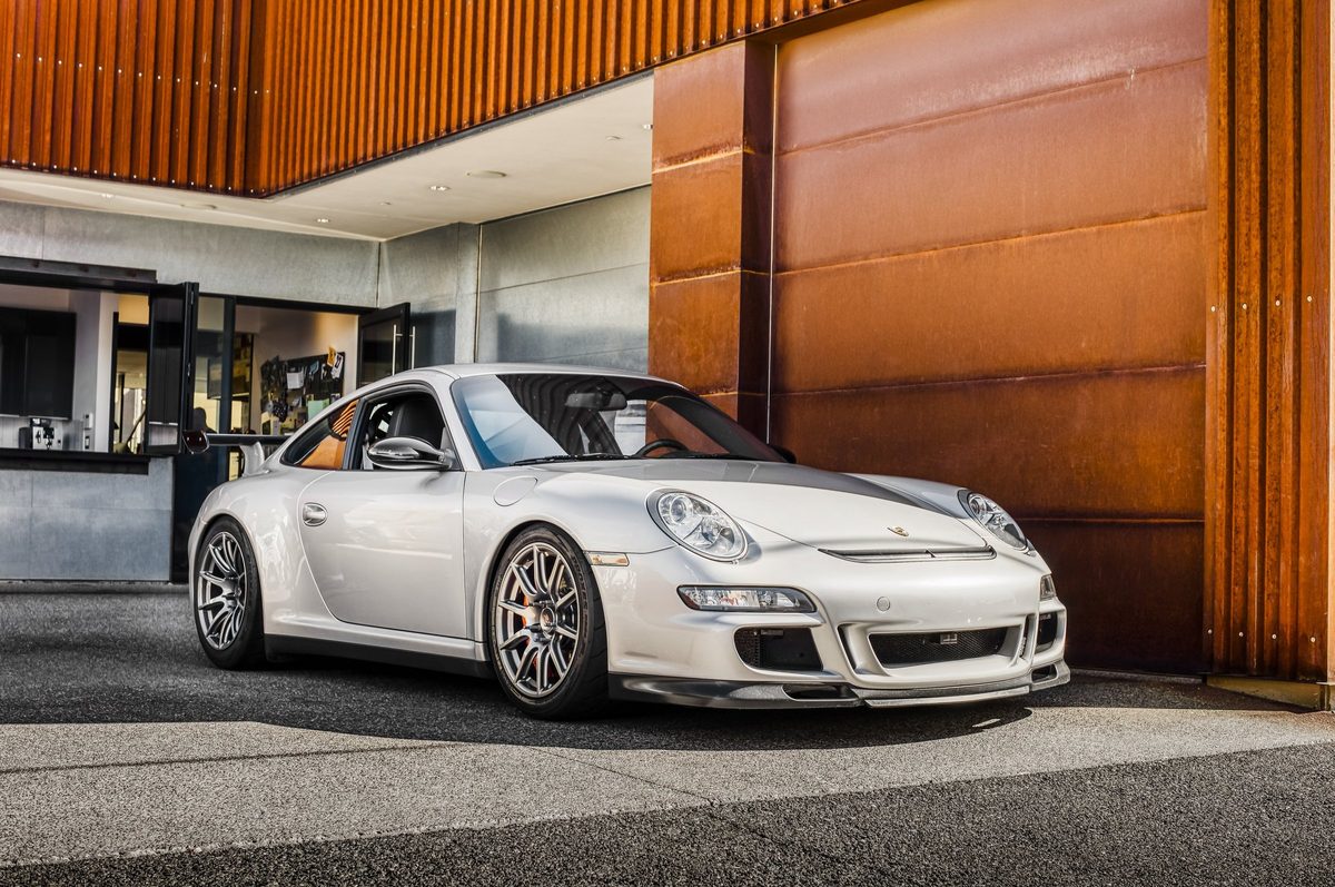 Sports car photographed for automotive brand content