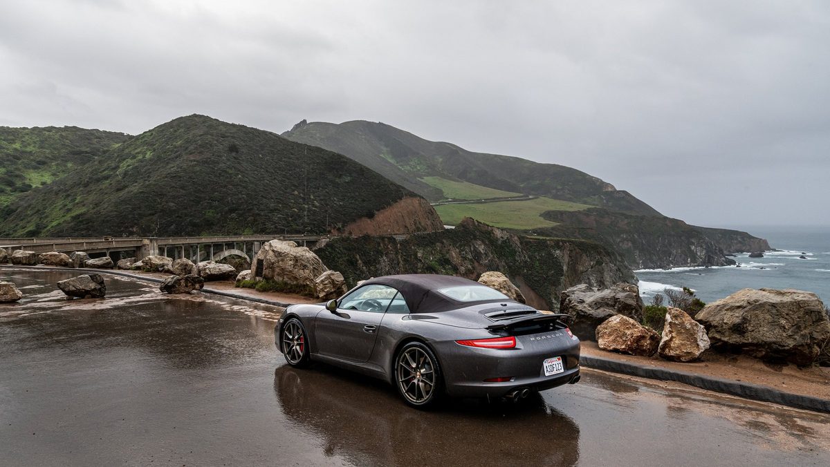 Sports car photographed for automotive brand content