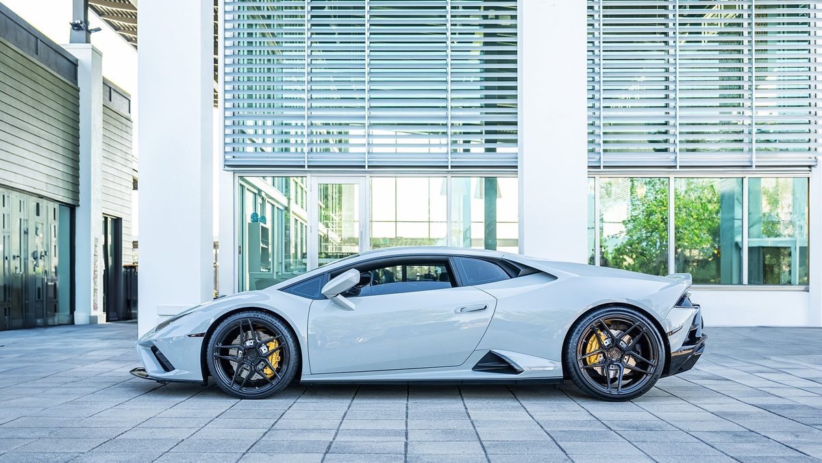 Sports car photographed for automotive brand content