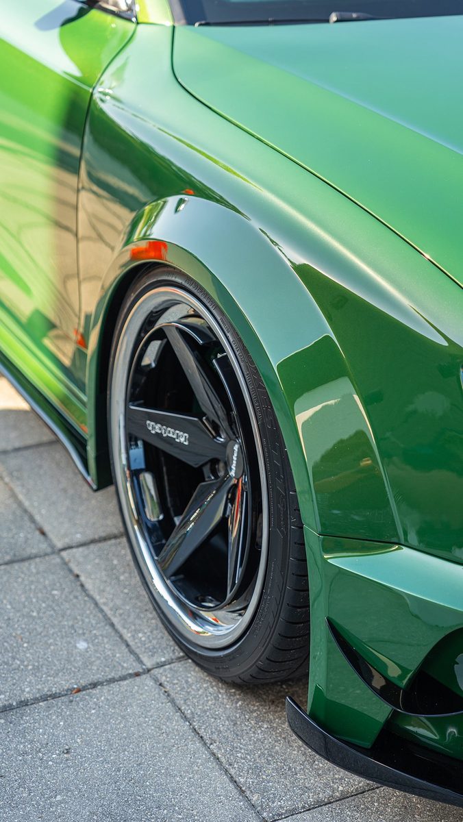 Sports car photographed for automotive brand content