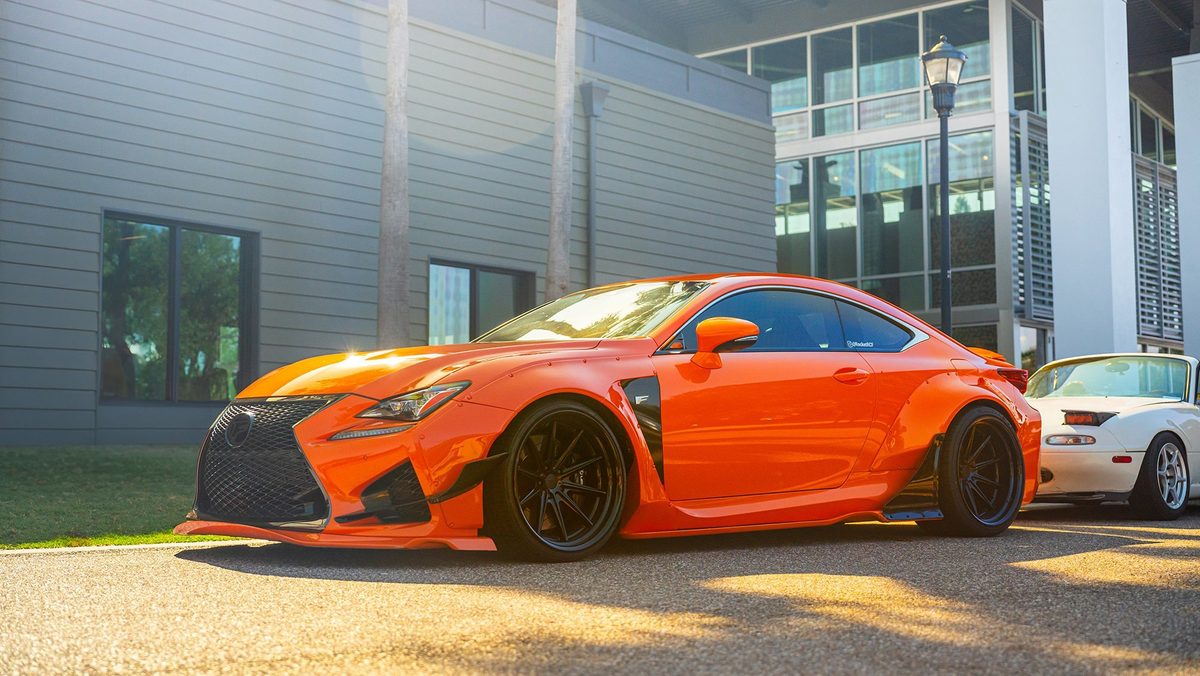 Sports car photographed for automotive brand content