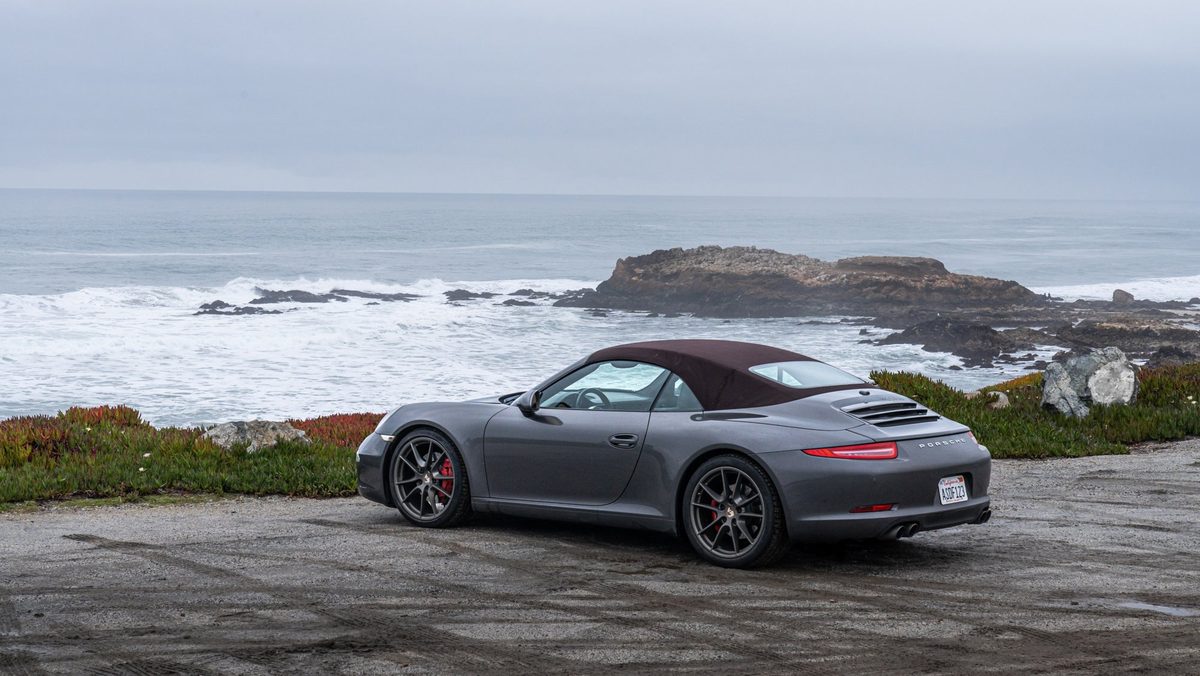 Sports car photographed for automotive brand content