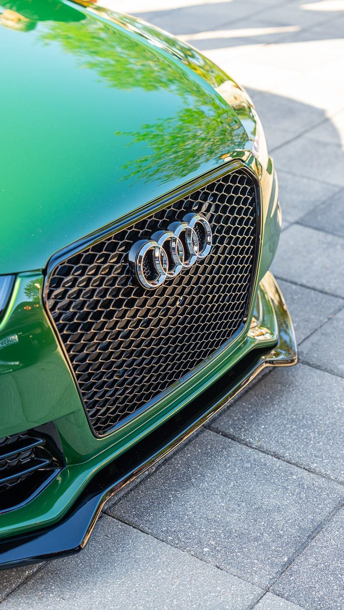 Sports car photographed for automotive brand content